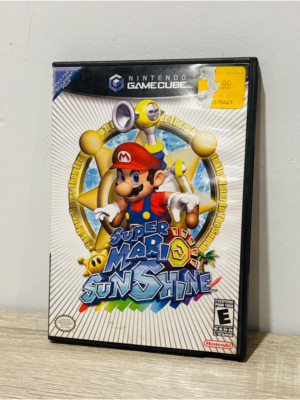 Super Mario Sunshine (Nintendo GameCube) CIB Black Label - Authentic, Tested